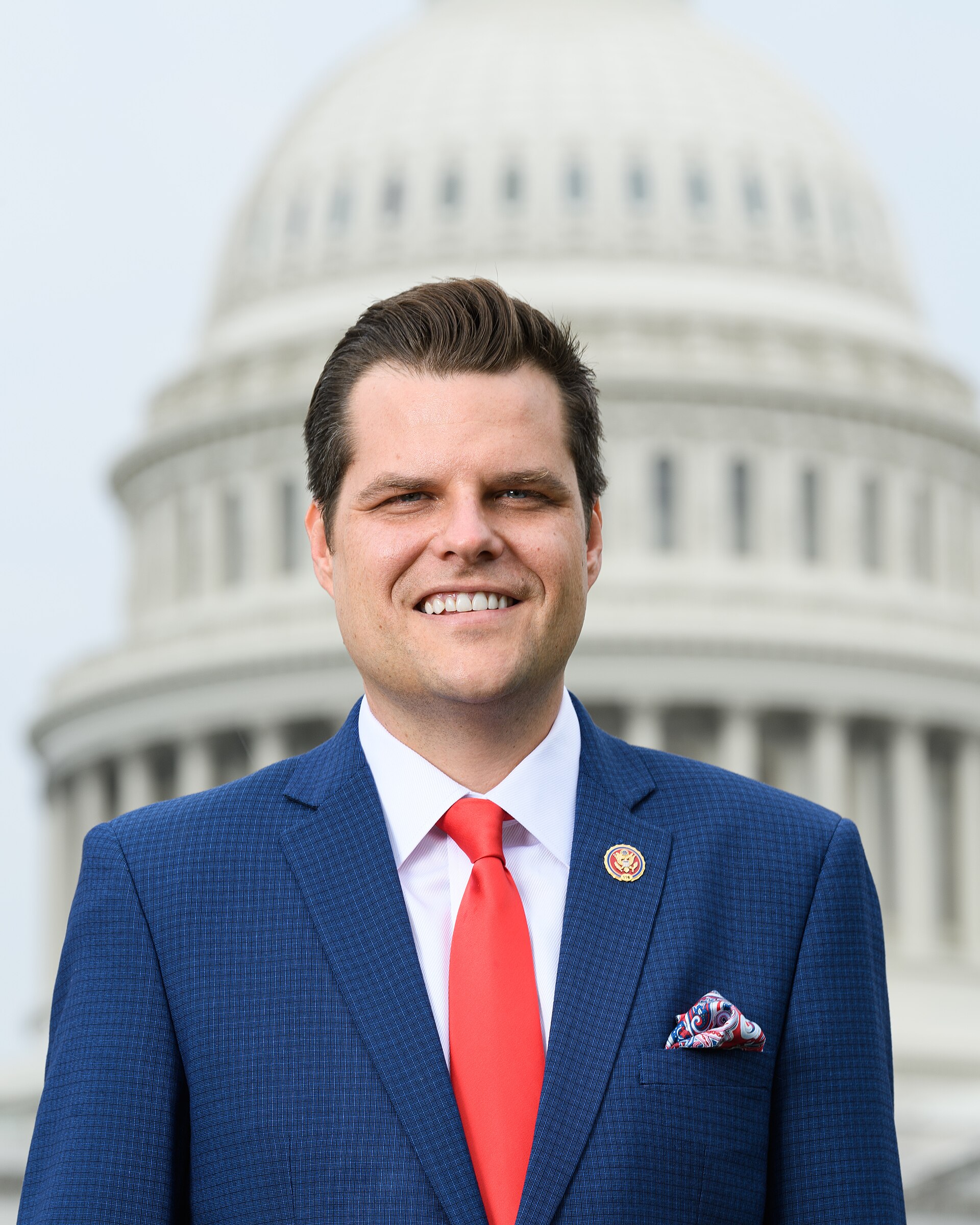 Official photo of U.S. Rep Matt Gaetz